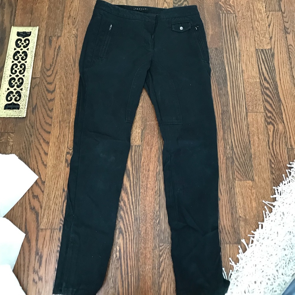 Theory Black Corduroy Pants